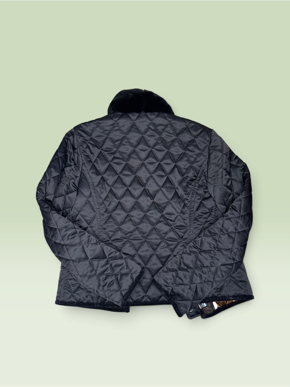 Coach Diamond Quilted Rabbit Fur - Picture 8 of 10